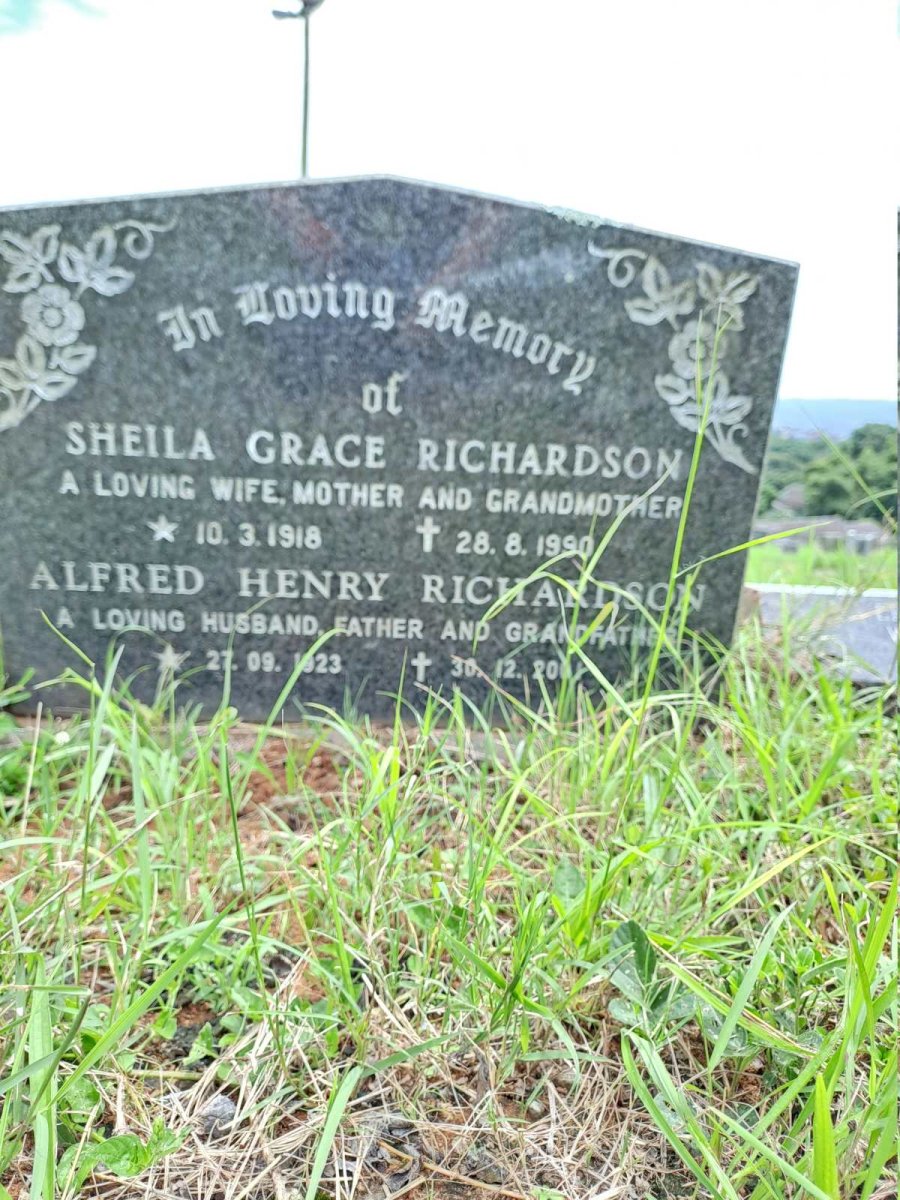 RICHARDSON Alfred Henry 1923-2001 & Sheila Grace 1918-1990