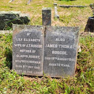 ROSCOE James Thomas -1946 & Lily Elizabeth -1941