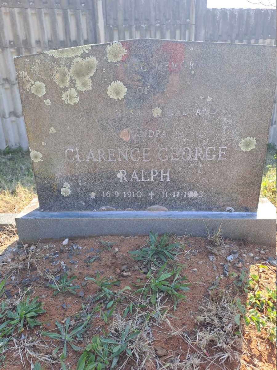 RALPH Clarence George 1910-1983