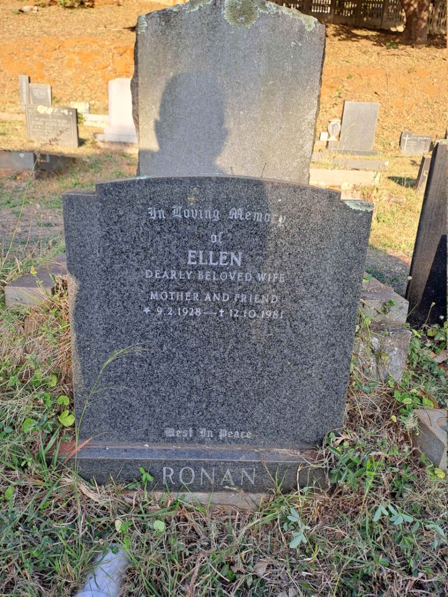 RONAN Ellen 1928-1981