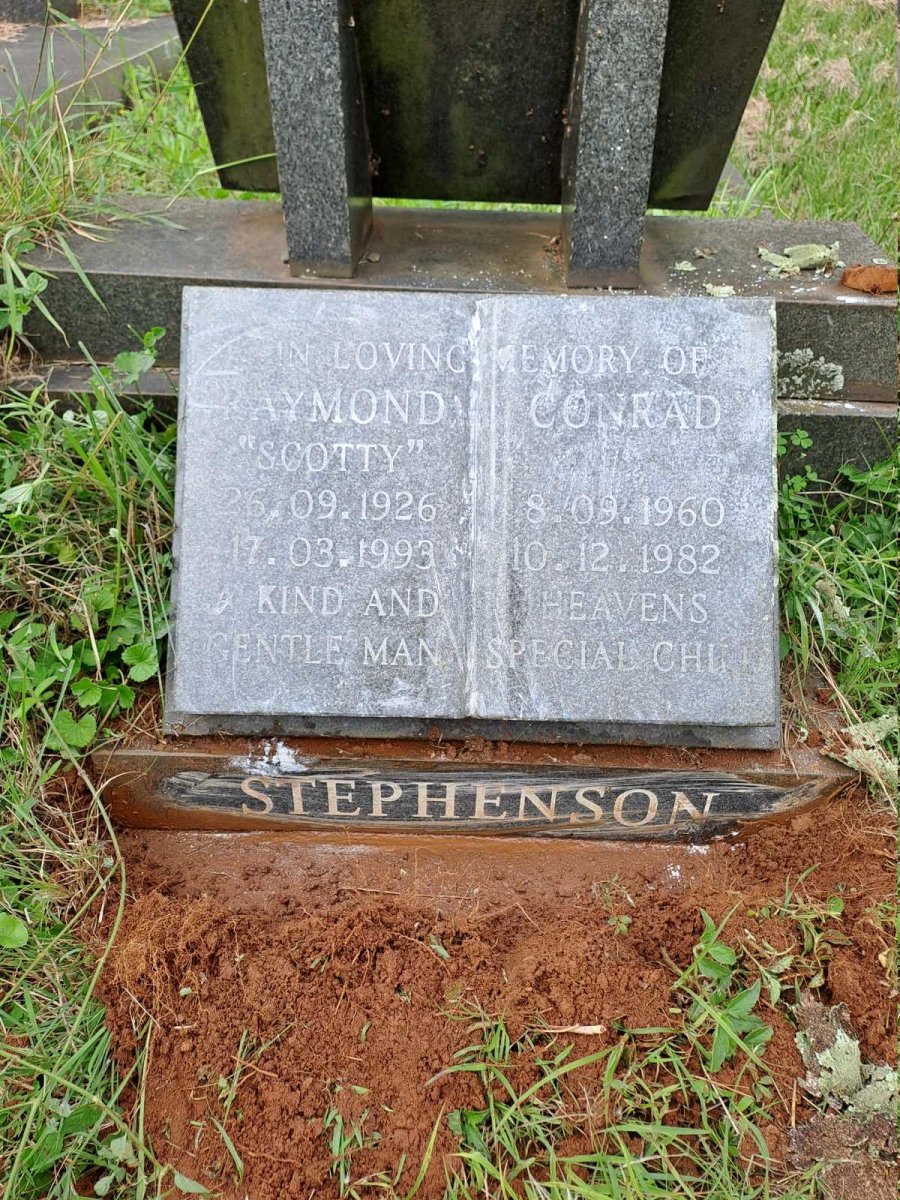STEPHENSON Raymond Scotty 1926-1993 :: STEPHENSON Conrad 1960-1982