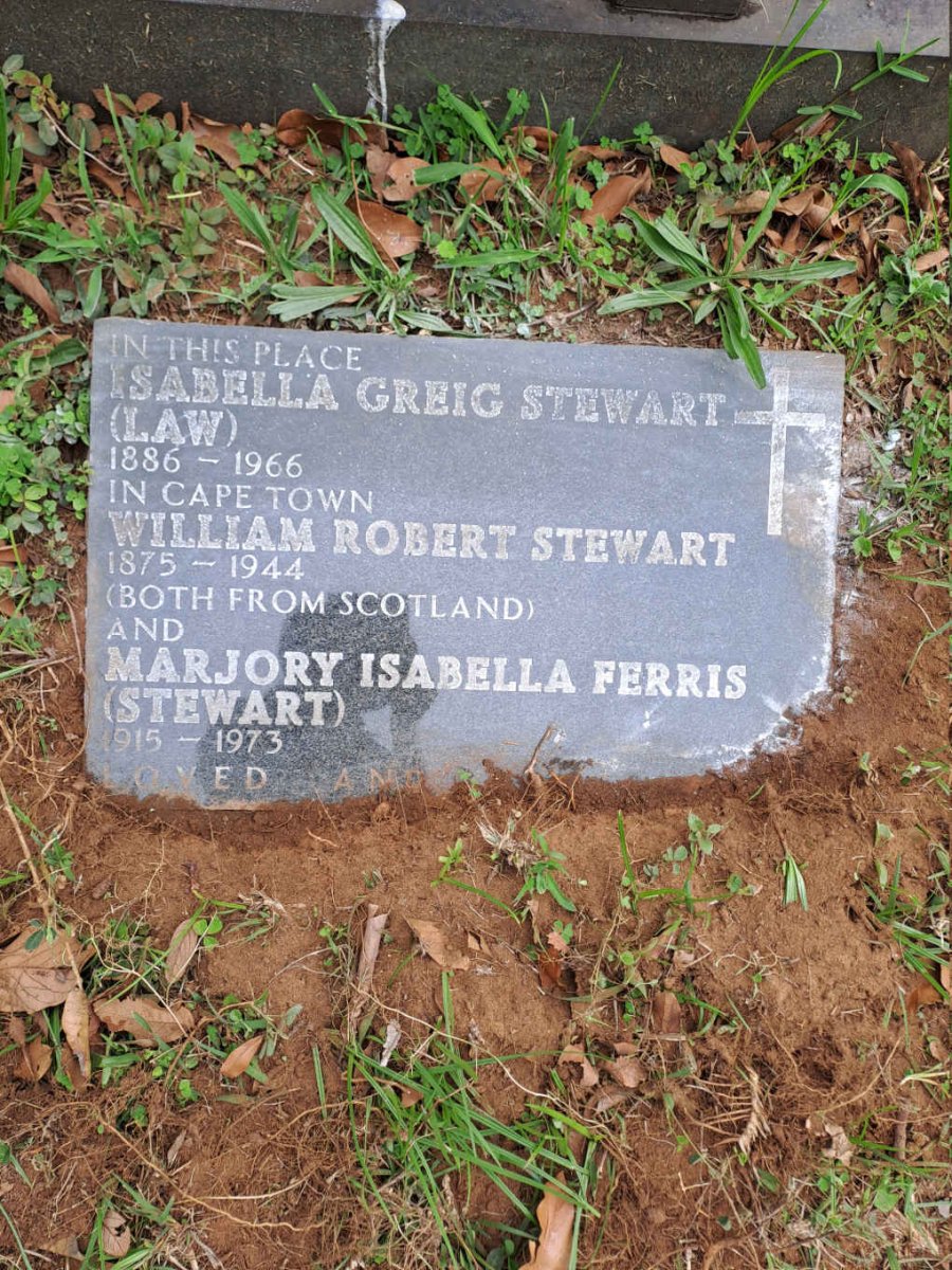 STEWART William Robert 1875-1944 & Isabella Greig LAW 1886-1966 :: FERRIS Marjory Isabella nee STEWART 1915-1973