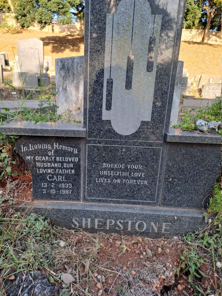 SHEPSTONE Carl 1933-1987