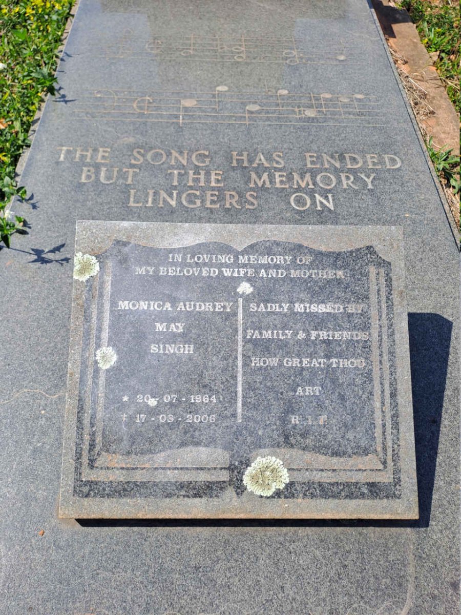 SINGH Monica Audrey 1964-2006