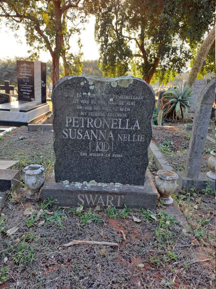 SWART Petronella Susanna Nellie