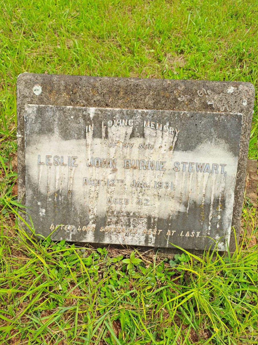 STEWART Leslie John Burnie -1931