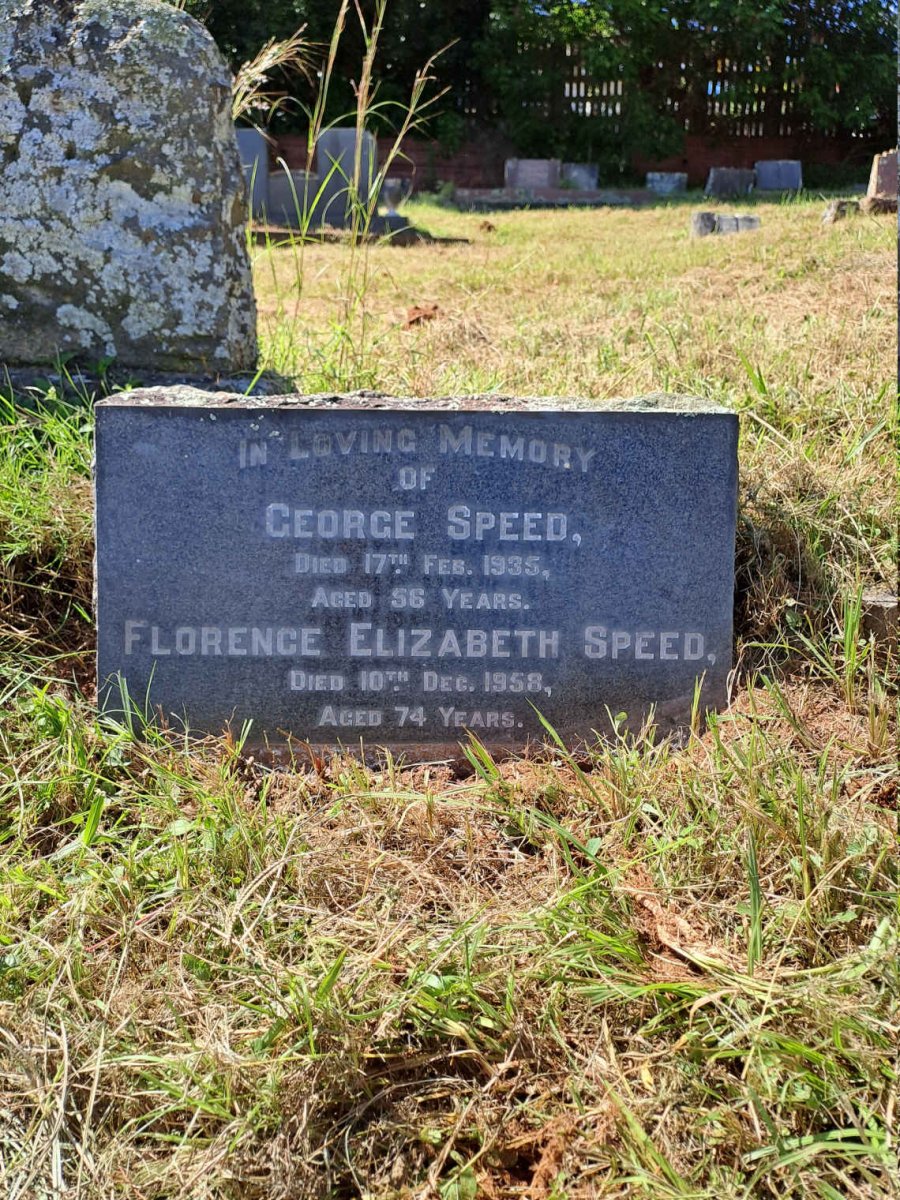 SPEED George -1935 & Florence Elizabeth -1958