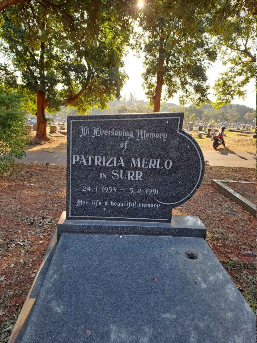 SURR Patrizia Merlo, in 1953-1991