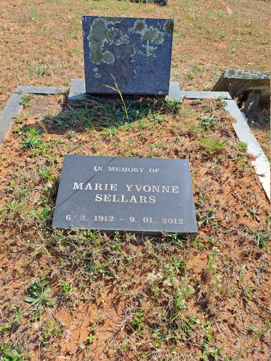 SELLARS Maria Yvonne 1912-2012