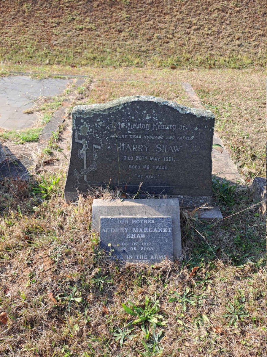 SHAW Harry -1961 & Audrey Margaret 1917-2008