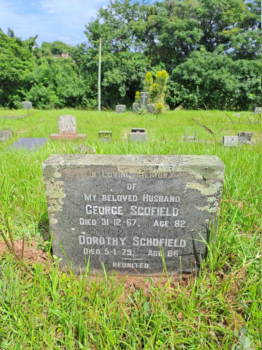 SCHOFIELD George -1967 & Dorothy -1979