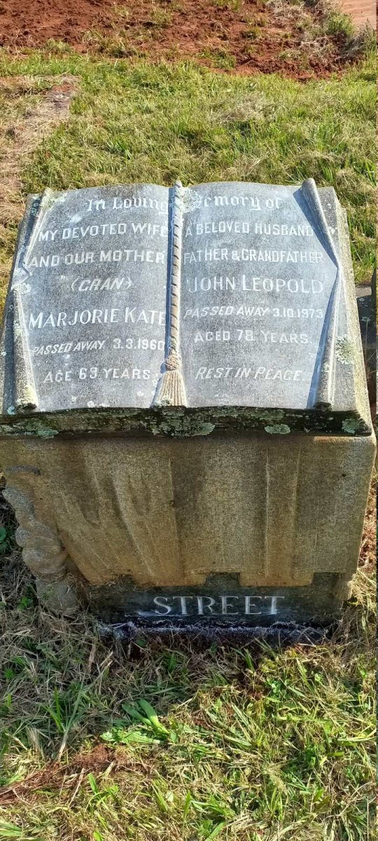 STREET John Leopold -1973 & Marjorie Kate -1960