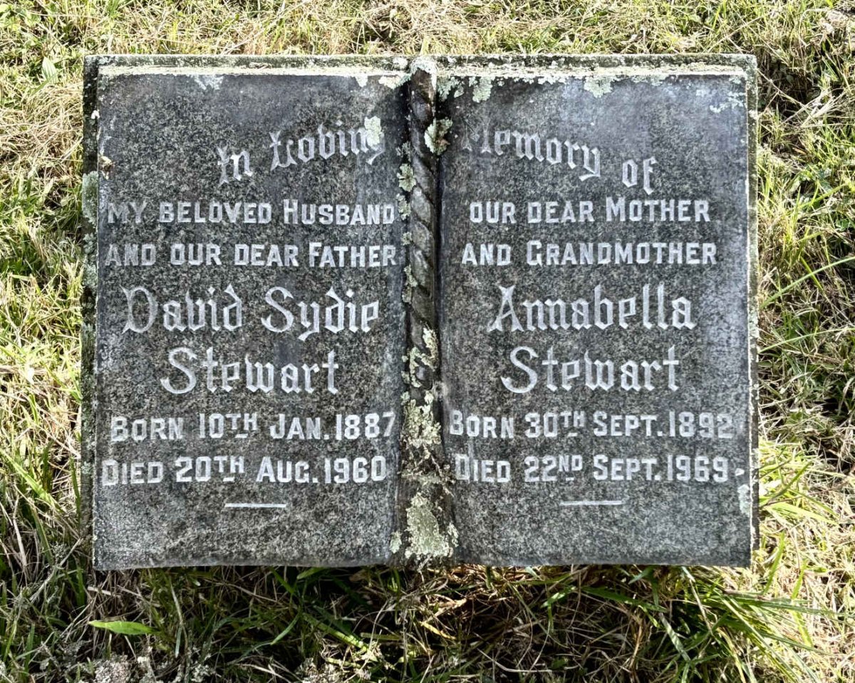 STEWART David Sydie 1887-1960 & Annabella 1892-1969