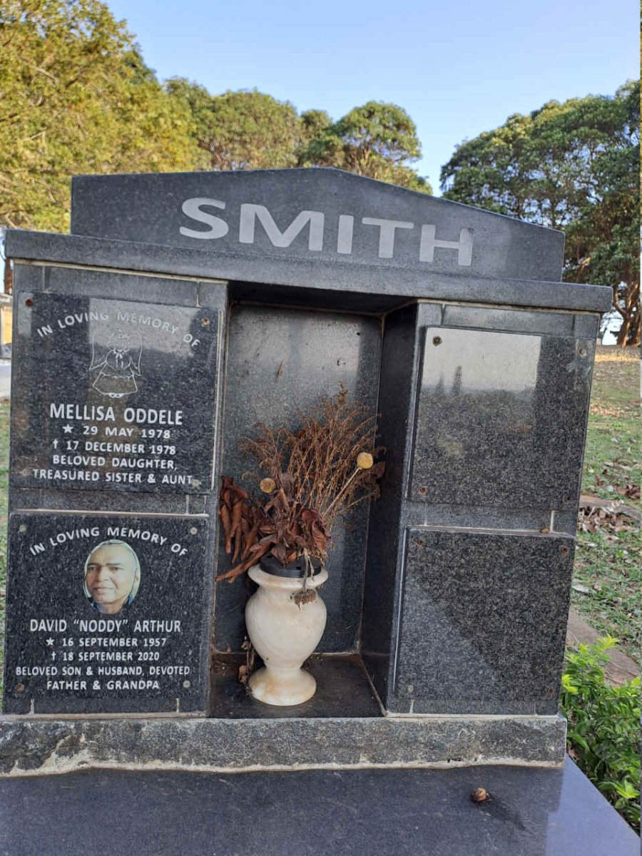 SMITH David Arthur 1957-2020 :: SMITH Mellisa Oddele 1978