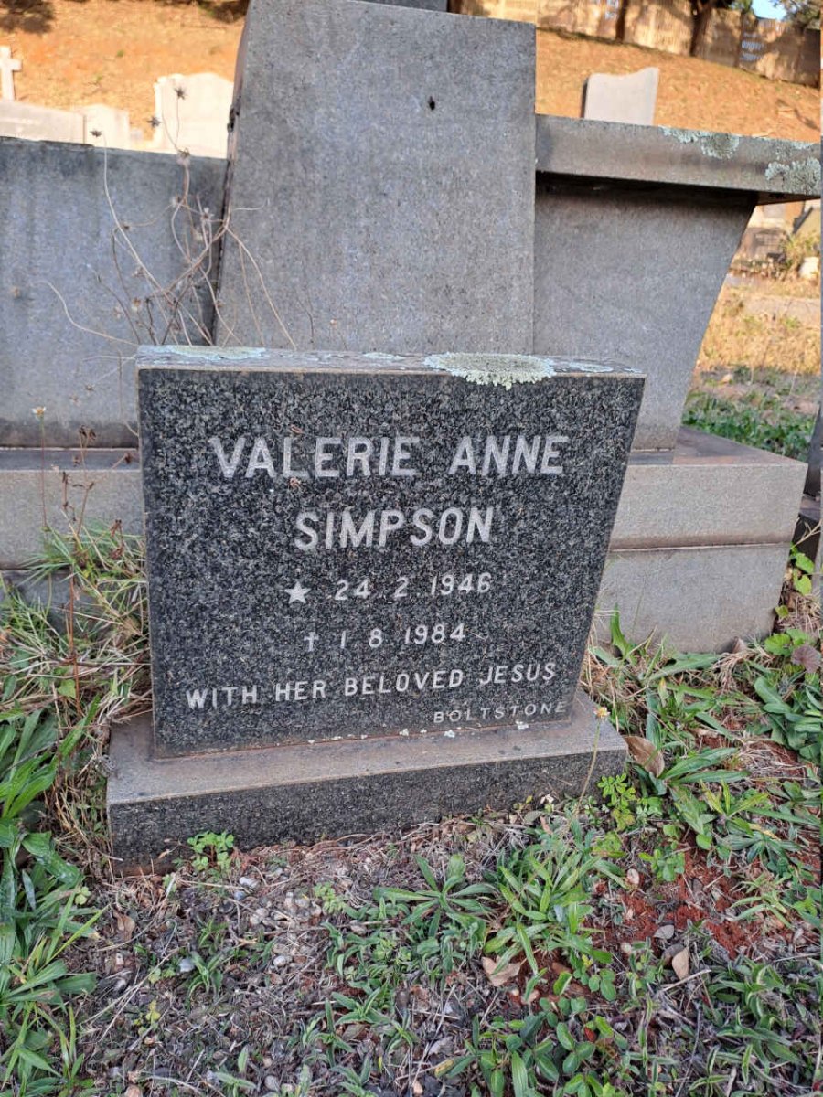 SIMPSON Valerie Anne 1946-1984
