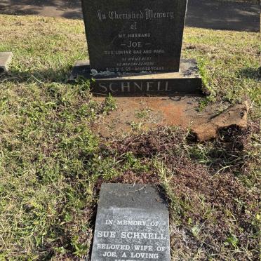 SCHNELL Joe -1969 & Sue 1906-1996