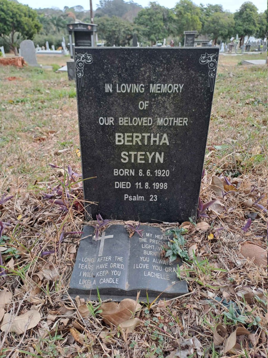 STEYN Bertha 1920-1998