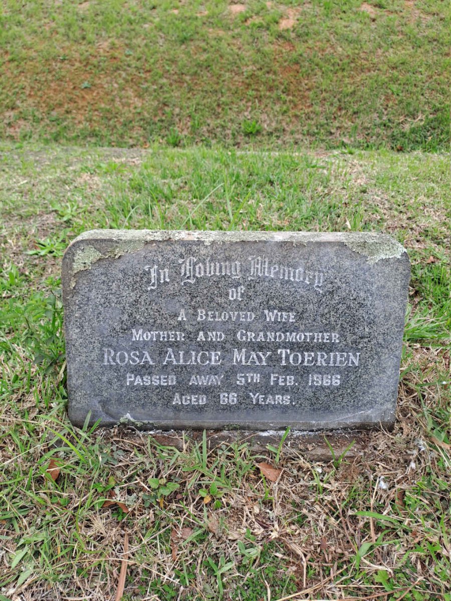 TOERIEN Rosa Alice May -1966