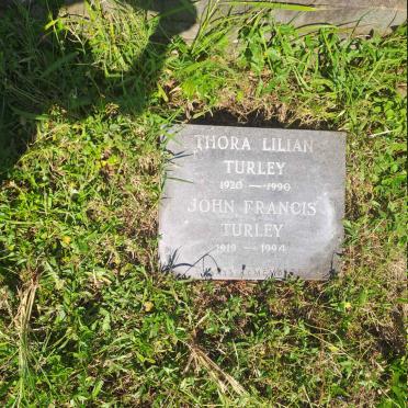 TURLEY John Francis 1919-1994 & Thora Lilian 1920-1990