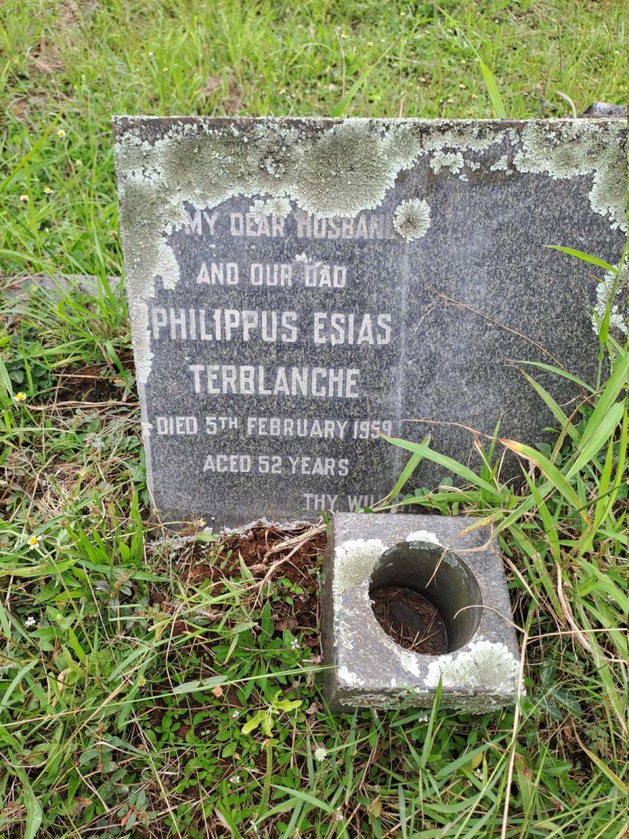 TERBLANCHE Philippus Esias -1959