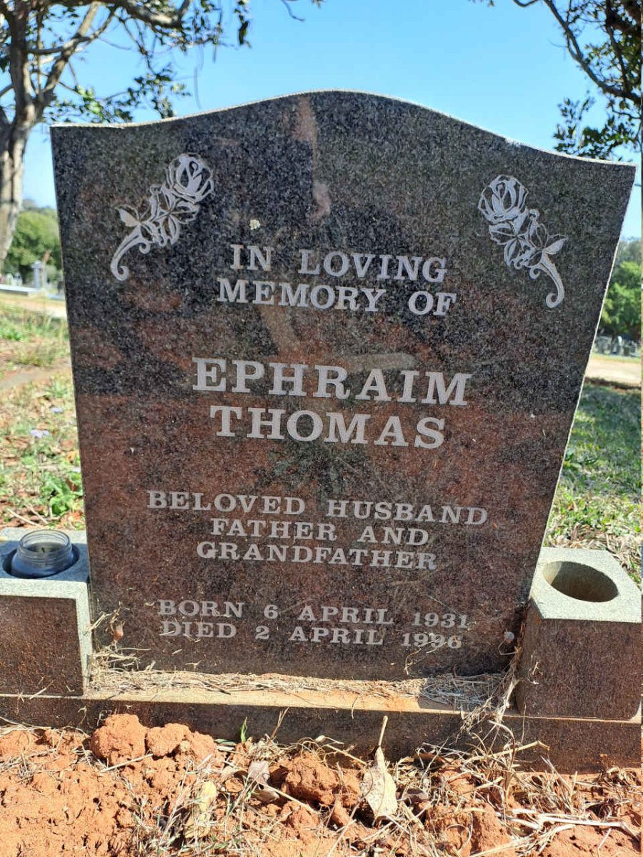 THOMAS Ephraim 1931-1996