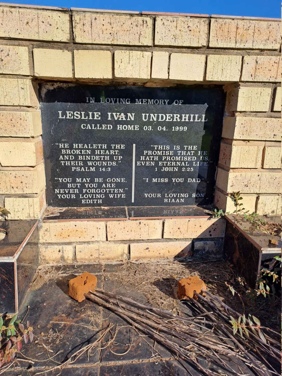 UNDERHILL Leslie Ivan -1999