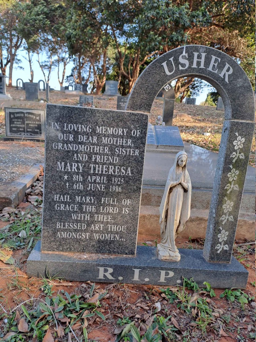 USHER Mary Theresa 1925-1986