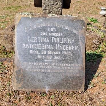 UNGERER Gertina Philipina Andriesina -1959