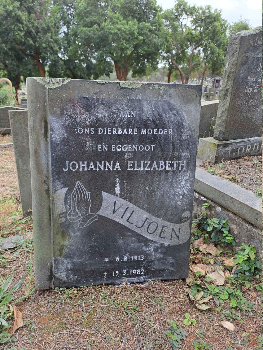 VILJOEN Johanna Elizabeth 1913-1982