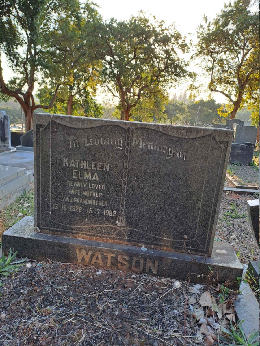 WATSON Kathleen Elma 1928-1982