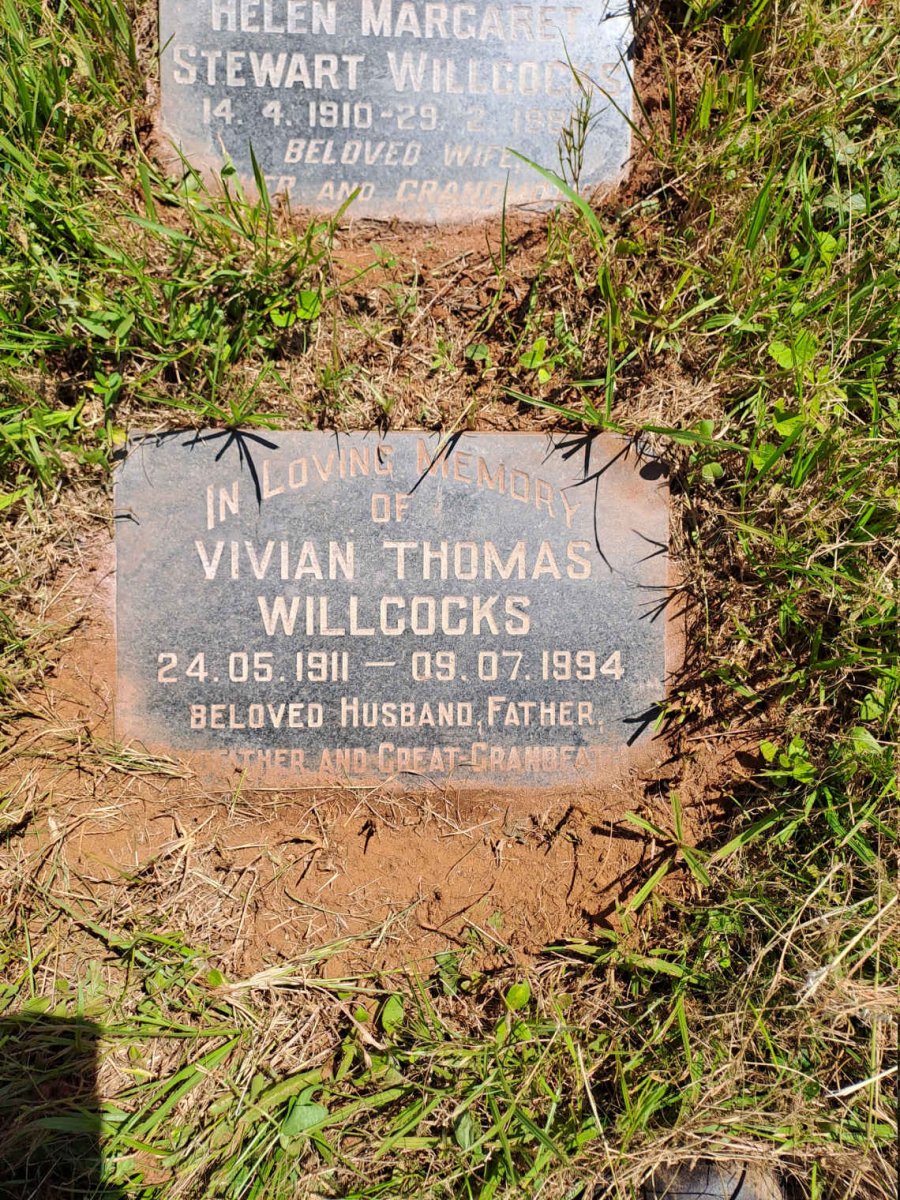 WILLCOCKS Vivian Thomas 1911-1994