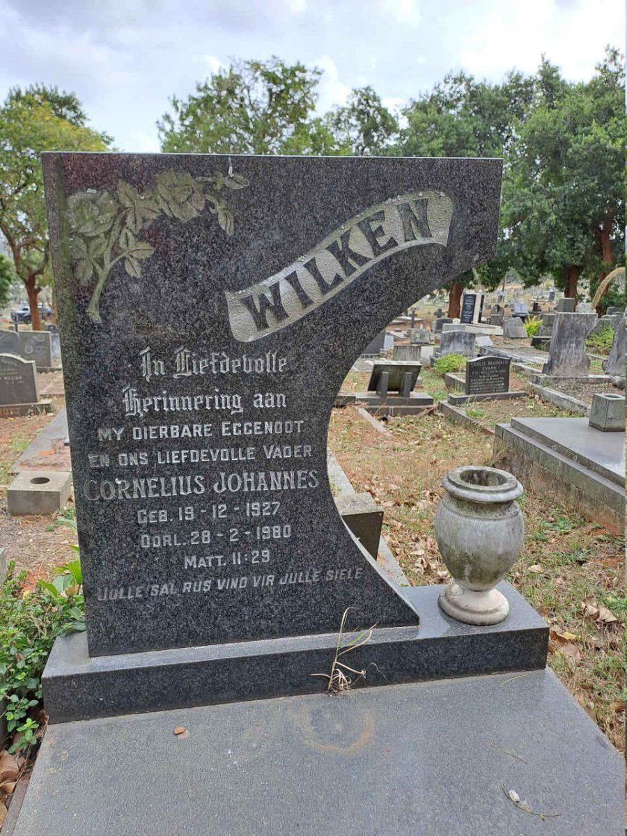 WILKEN Cornelius Johannes 1927-1980