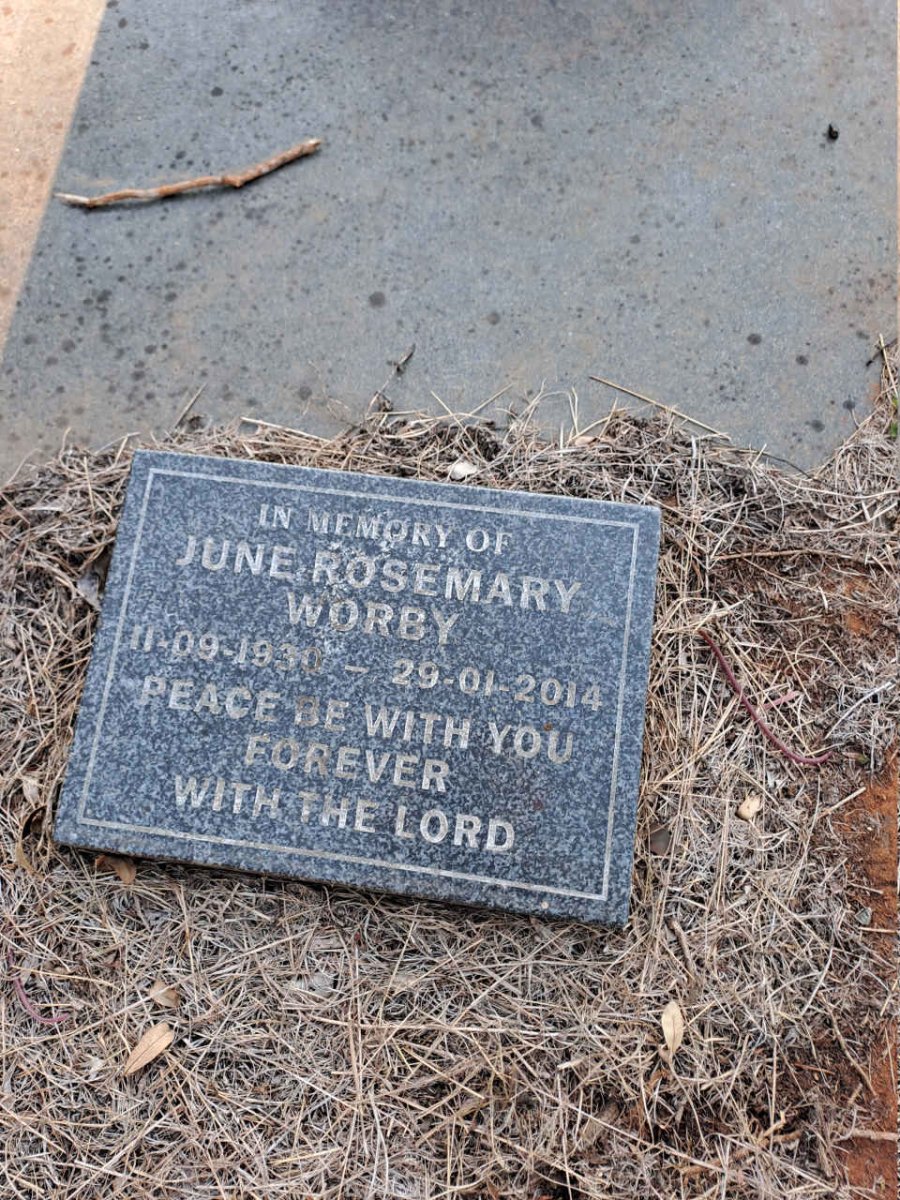 WORBY June Rosemary 1930-2014