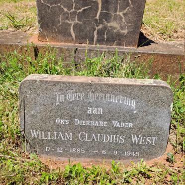 WEST William Claudius 1885-1945
