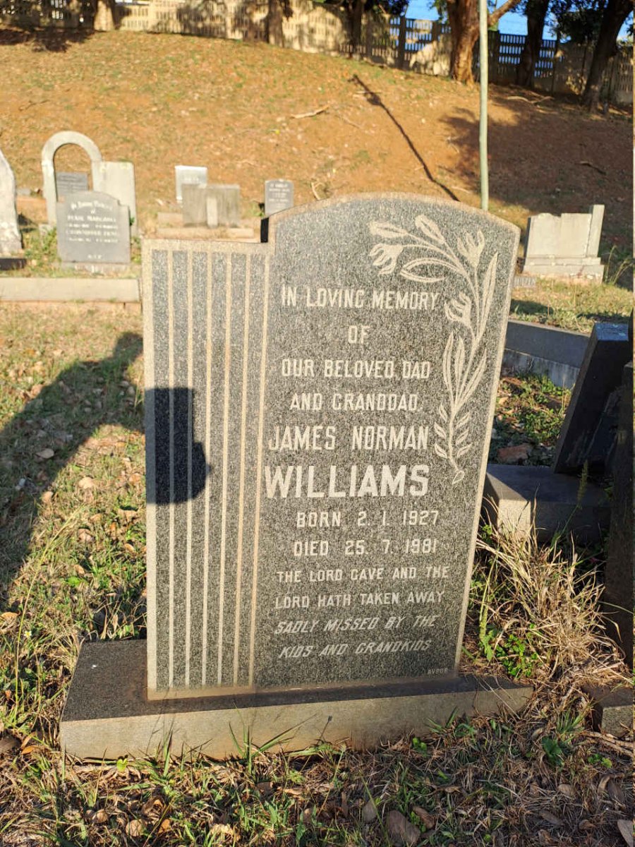 WILLIAMS James Norman 1927-1981