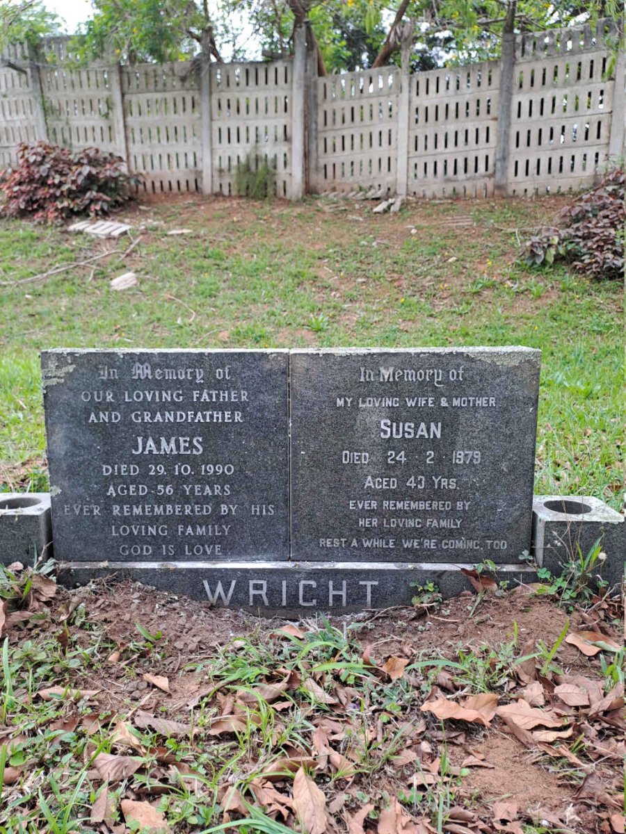 WRIGHT James -1990 & Susan -1979