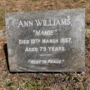 WILLIAMS Ann -1957