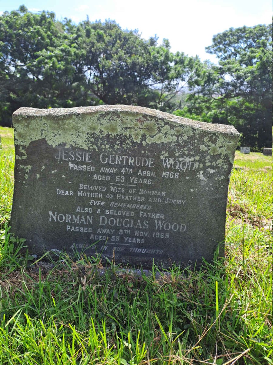 WOOD Norman Douglas -1969 & Jessie Gertrude -1968