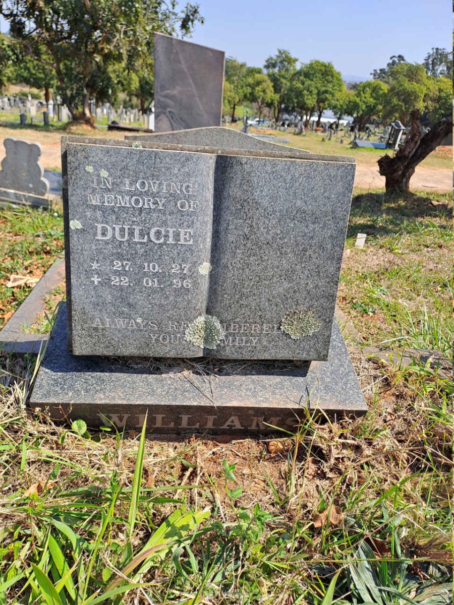 WILLIAMS Dulcie 1927-1996