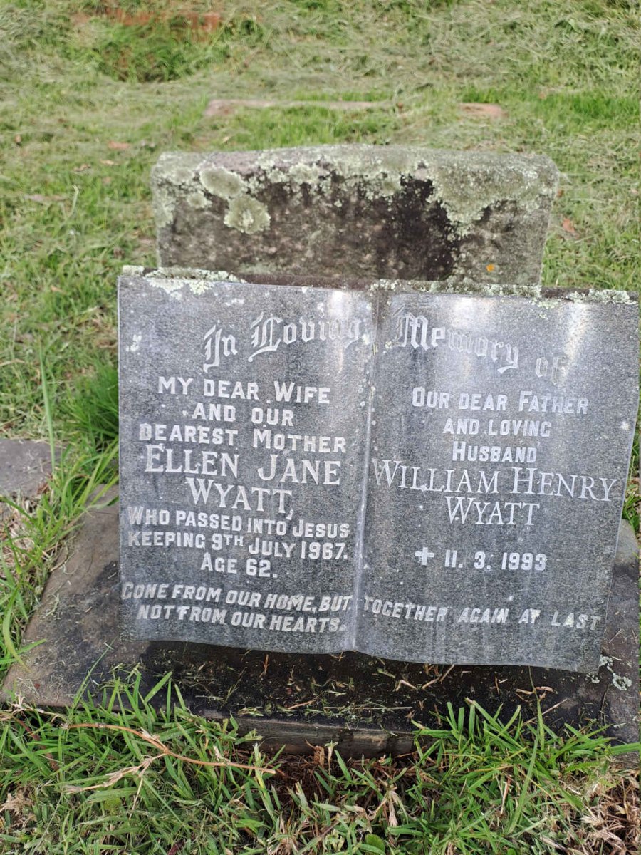 WYATT William Henry -1993 & Ellen Jane -1967