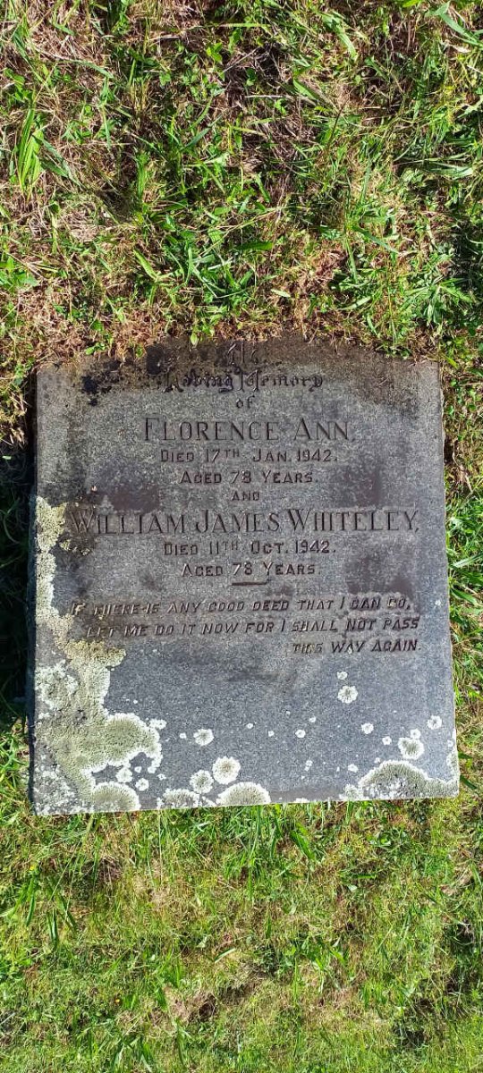 WHITELEY William James -1942 & Florence Ann -1942