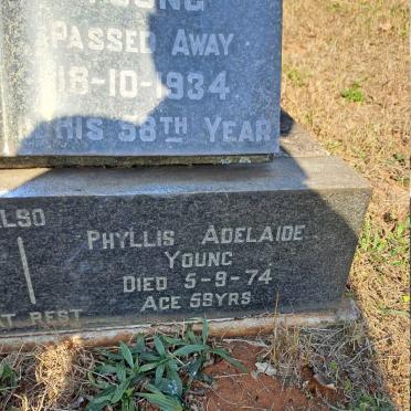 YOUNG Phyllis Adelaide -1974