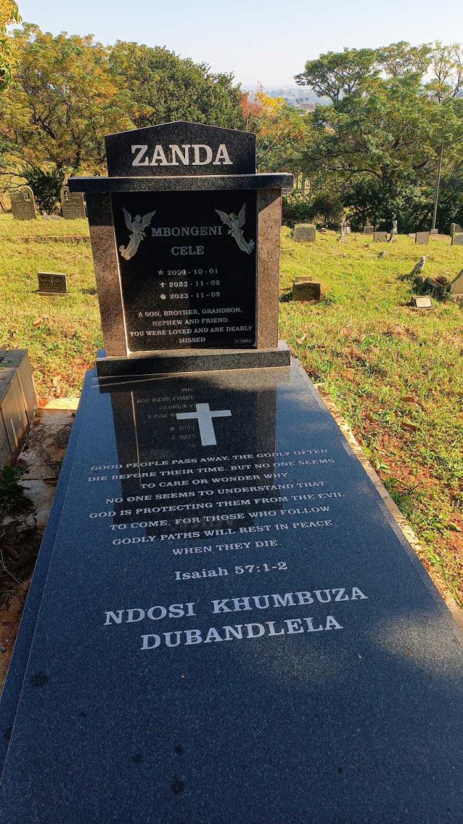 ZANDA Mbongeni 2009-2023