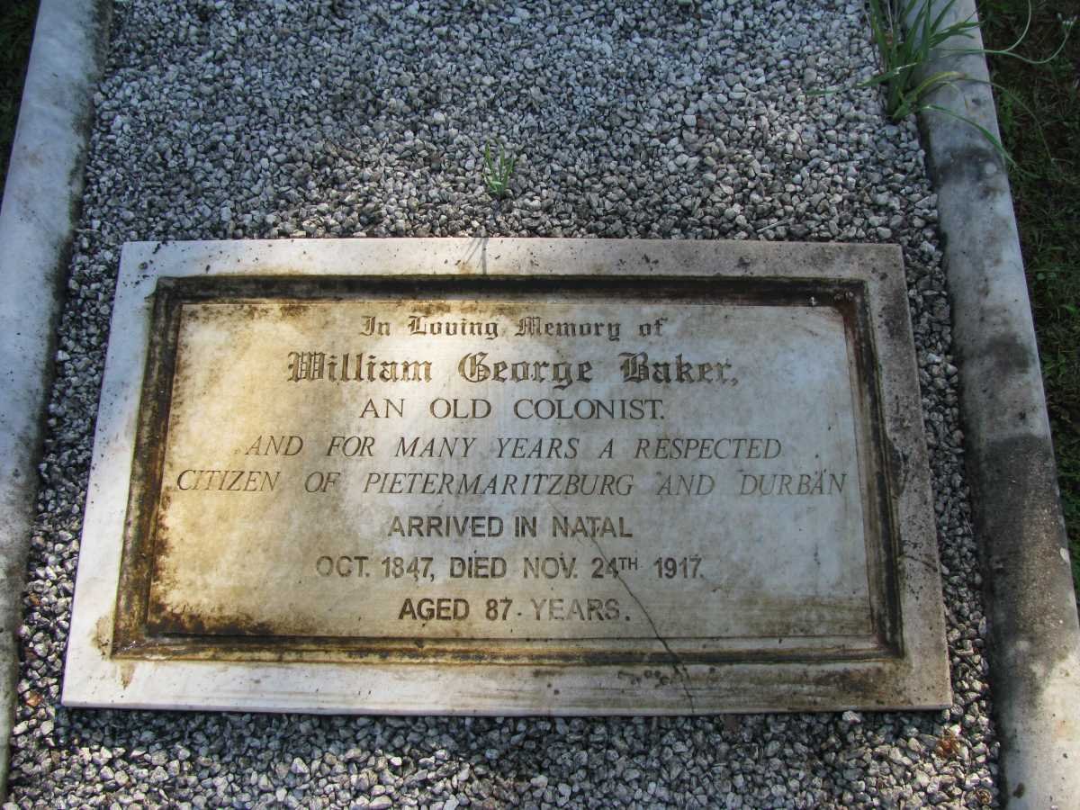 BAKER William George -1917