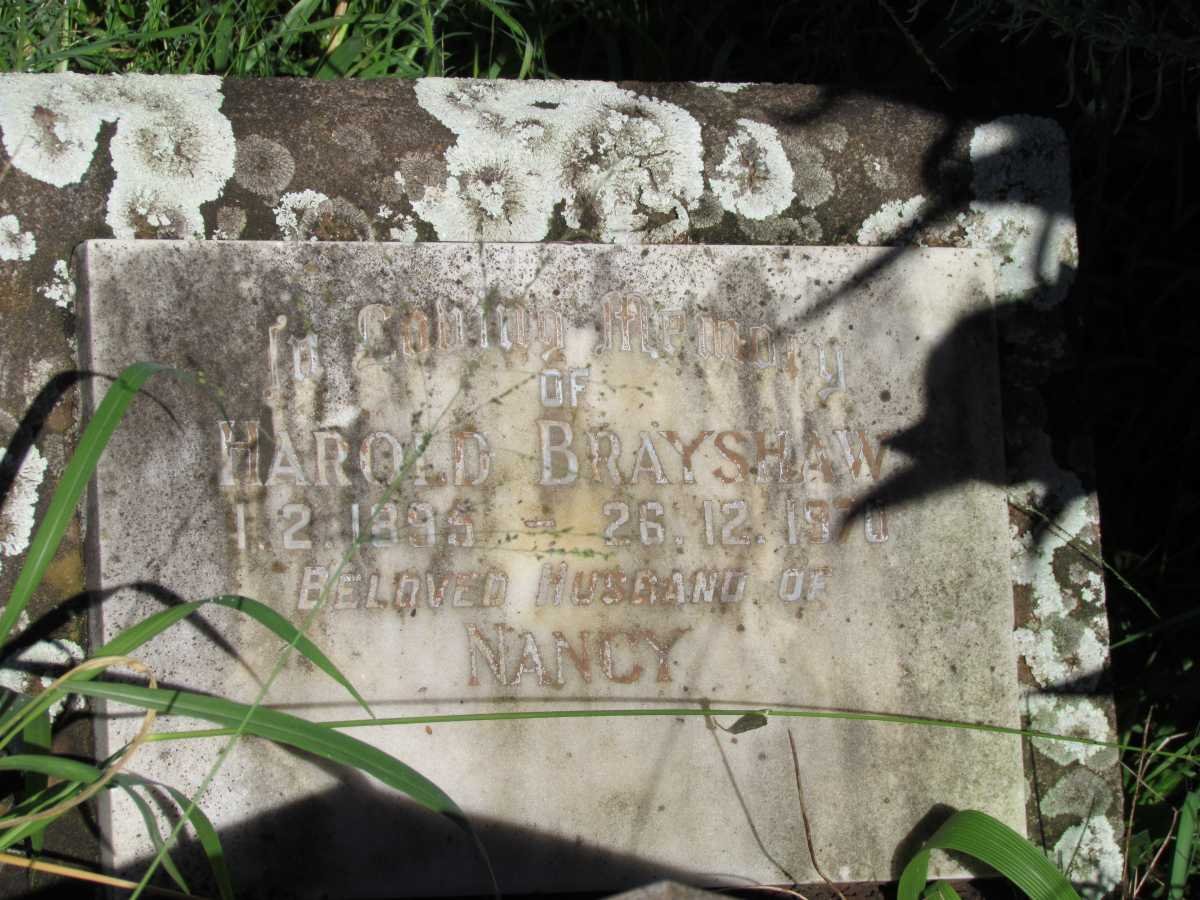 BRAYSHAW Harold 1895-1970