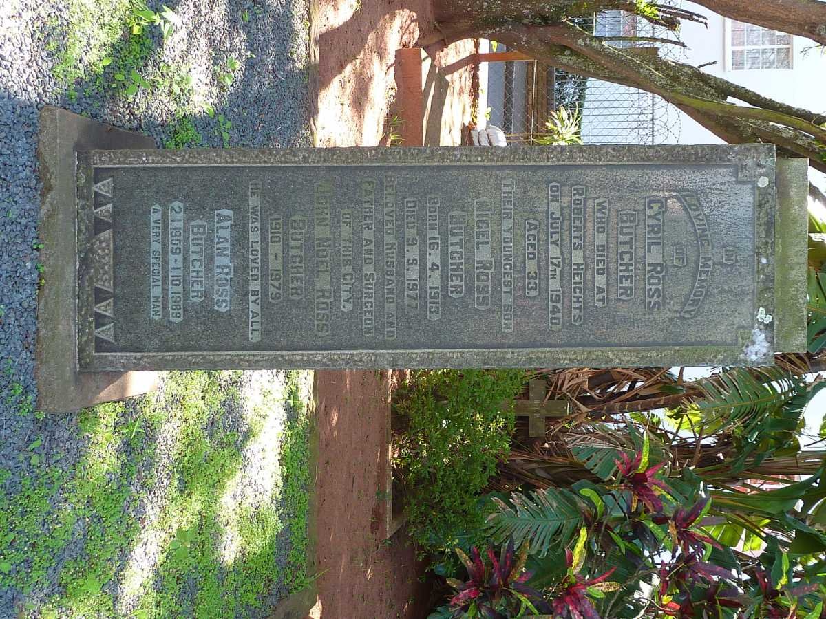 BUTCHER Tombstone