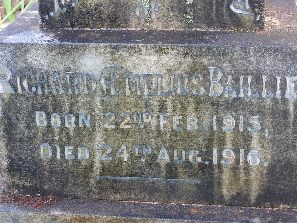 BAILLIE Richard Emelius 1915-1916