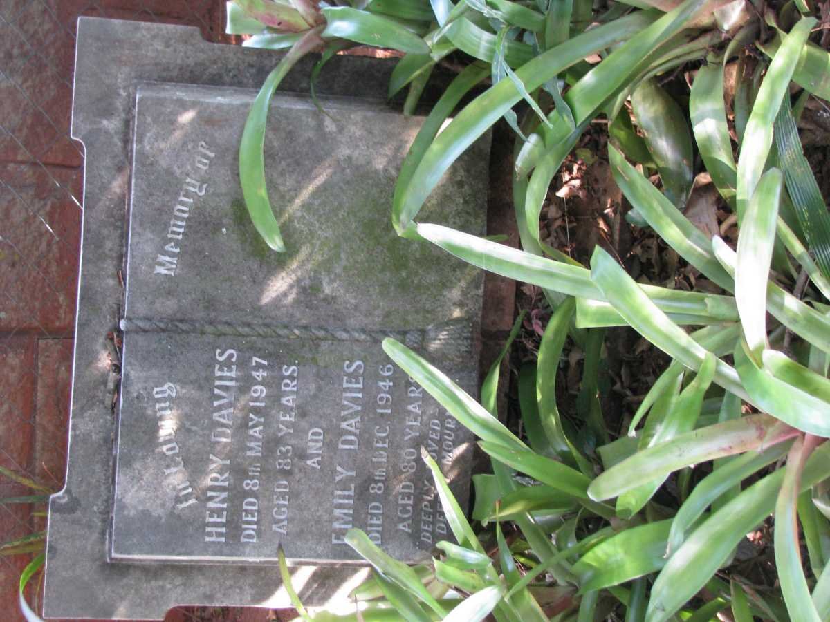 DAVIES Henry -1947 &amp; Emily -1946