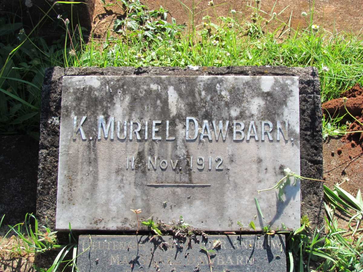 DAWBARN K. Muriel -1912