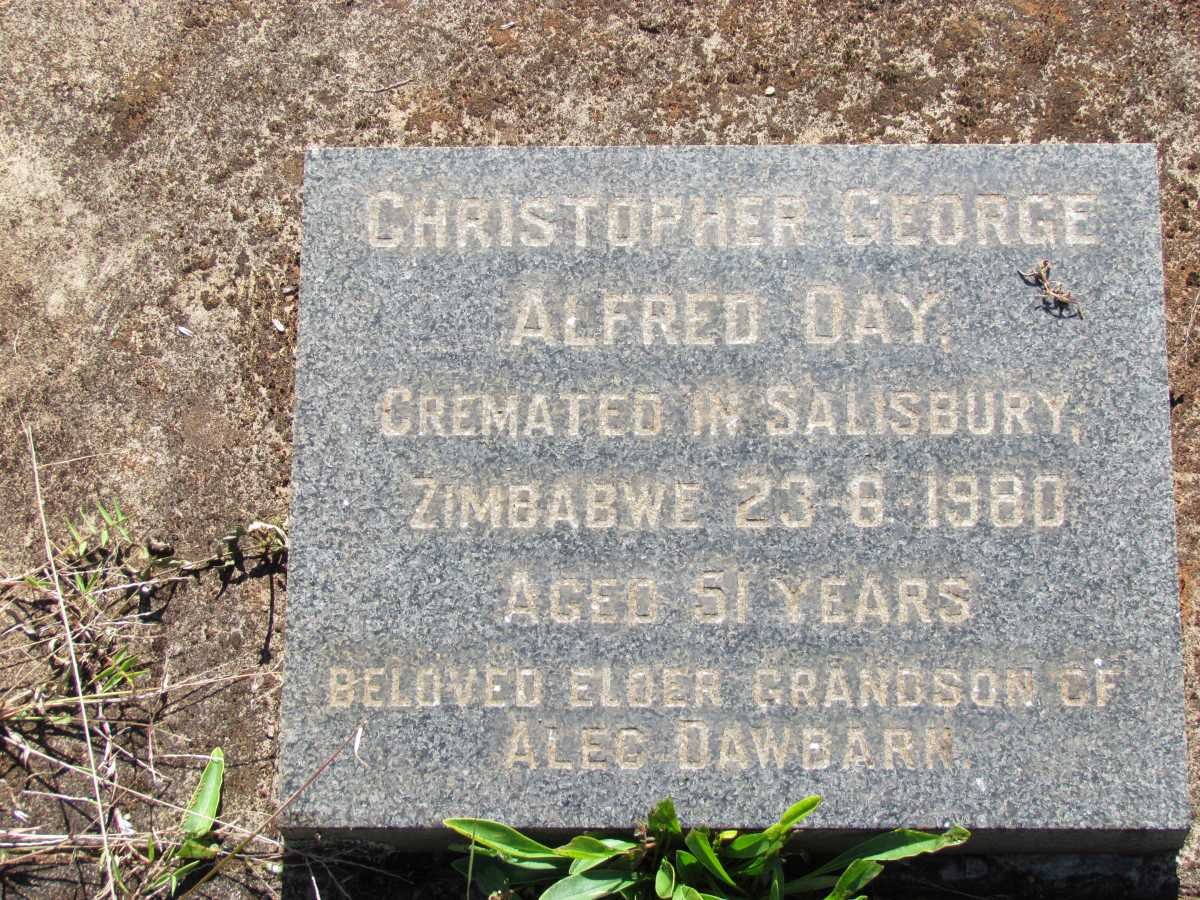 DAY Christopher George Alfred -1980